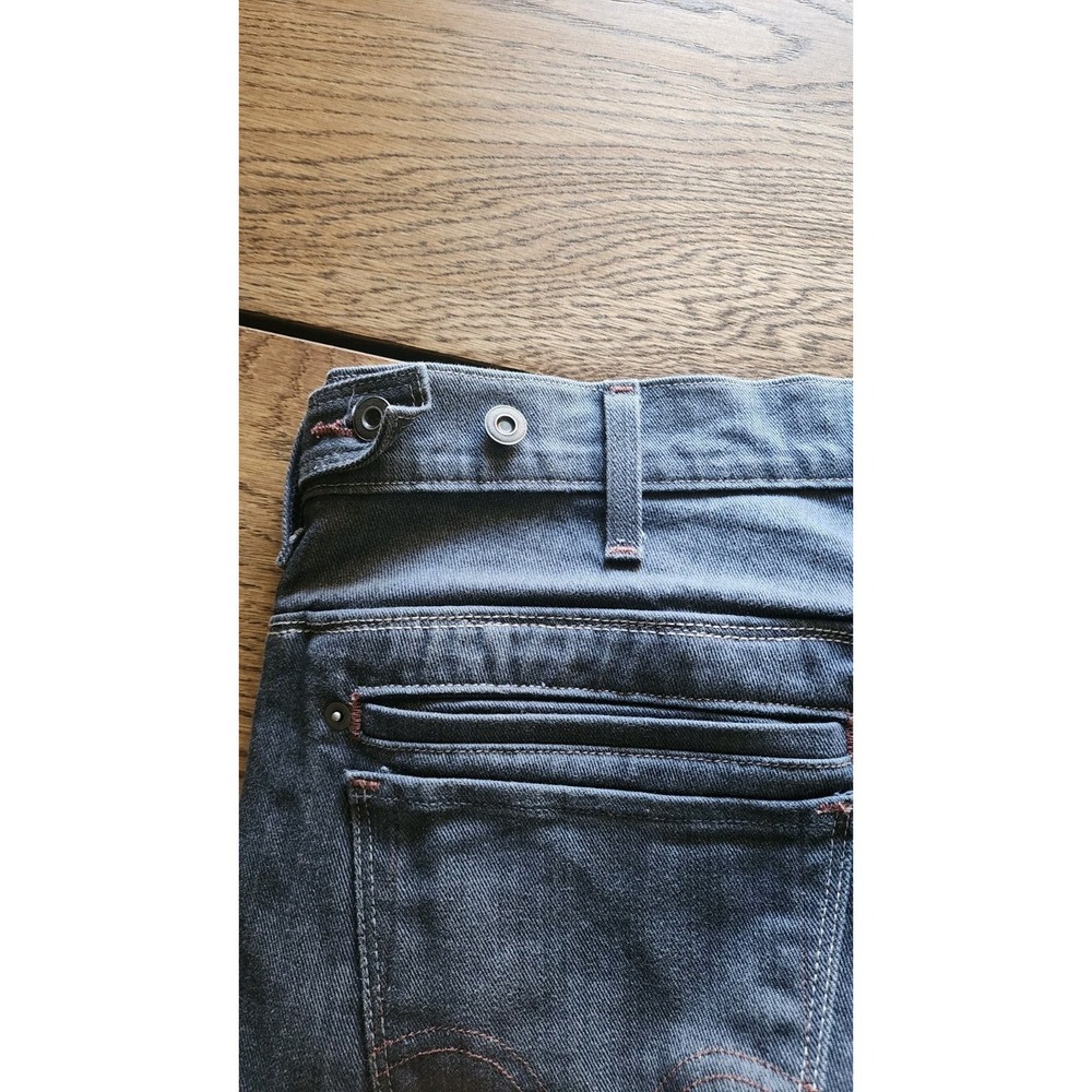 Levi's 511 Slim Fit Denim Jeans Men's 36x29 Black/Grey Slate 9 Pockets A17 - Picture 9 of 13
